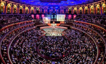 Royal Albert Hall podczas koncertu w ramach BBC Proms w 2017 roku.