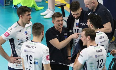 Trener Grupy Azoty Zaksy Kędzierzyn-Koźle Adam Swaczyna