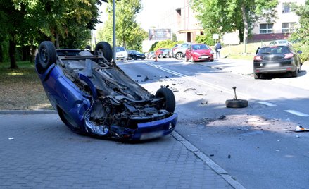 Miejsce wypadku w Szczecinie