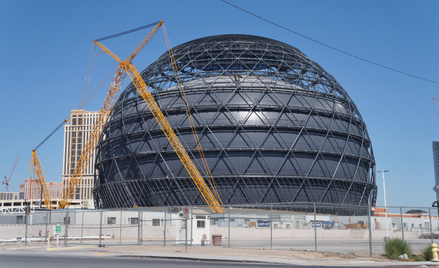 Sphere w Las Vegas może pomieścić blisko 18 tysięcy widzów.