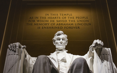 Mauzoleum Abrahama Lincolna w parku National Mall w Waszyngtonie