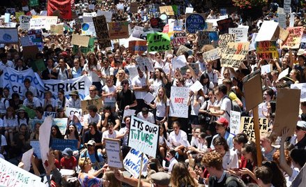 Dzieci wyszły ze szkół. Protest uczniów w Australii
