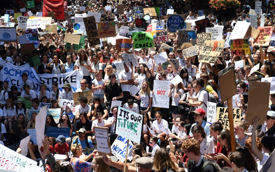 Dzieci wyszły ze szkół. Protest uczniów w Australii