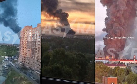 Ukraińcy przeprowadzili zmasowany atak na obwód moskiewski