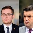 Poseł Konfederacji Robert Winnicki, rzecznik Ministerstwa Zdrowia Wojciech Andrusiewicz