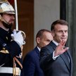 Prezydent Francji Emmanuel Macron w Pałacu Elizejskim