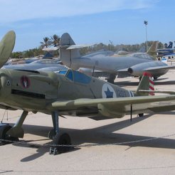 Czechosłowacka Avia S-199 (modyfikacja niemieckiej konstrukcji Messerschmitta Bf 109) w Muzeum Izrae