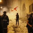 Starcia protestujących z policją w Tbilisi