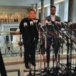 Z dziennikarzami w Sejmie spotkali się Alina Dybaś i Paweł Szramka