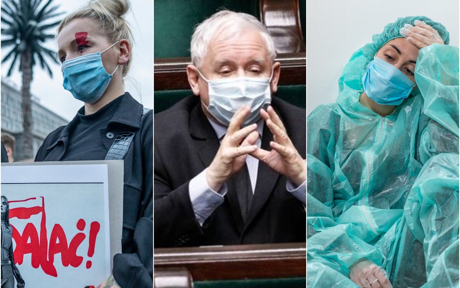 PiS chce wszystko przeczekać. I protesty, i epidemię