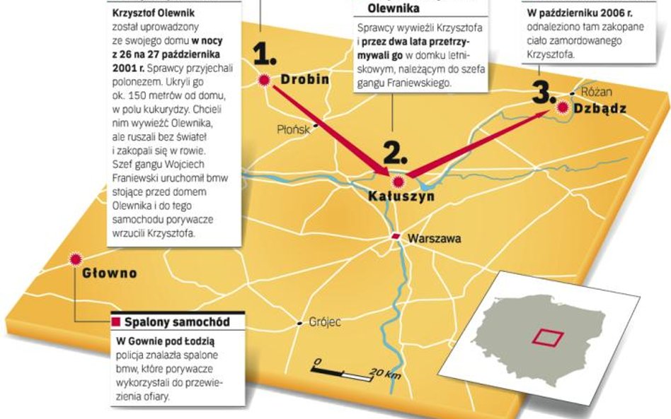 Za porwanie i zabójstwo Krzysztofa Olewnika odpowiedziało dotąd dziesięciu bezpośrednich sprawców. D