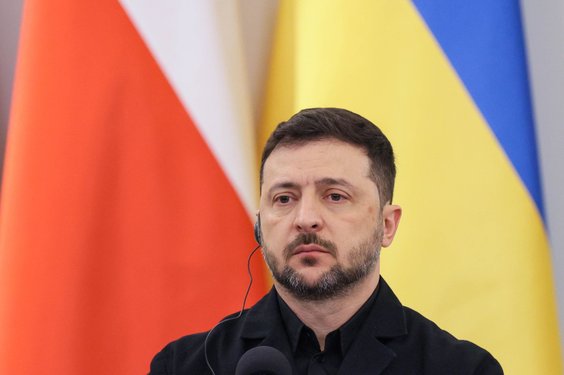 Prezydent Ukrainy Wołodymyr Zełenski