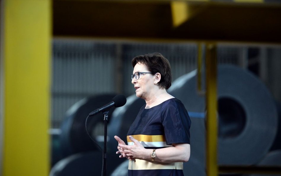 Wizyta Ewy Kopacz w hucie im. Tadeusza Sendzimira.