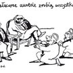 Komentarz rysunkowy. Za pozłacane aureole zrobią wszystko!
