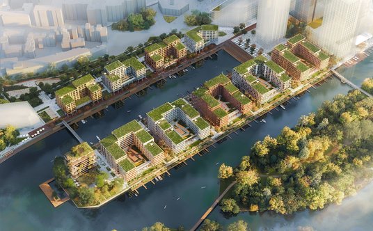 Doki, czyli nowy etap inwestycji Port Praski nad Wisłą, liczący blisko 1,3 tys. mieszkań, ma powstać