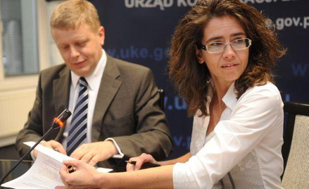 Maciej Witucki, prezes TP i Anna Streżyńska, prezes UKE