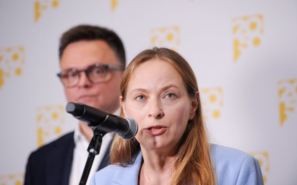 Katarzyna Pełczyńska-Nałęcz i Szymon Hołownia