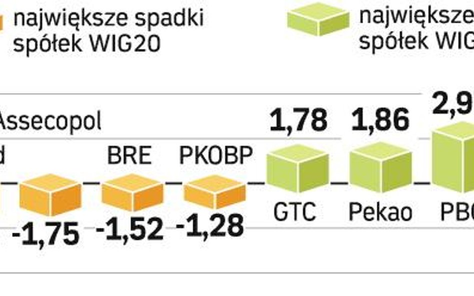 Rynki akcji lekko w dół