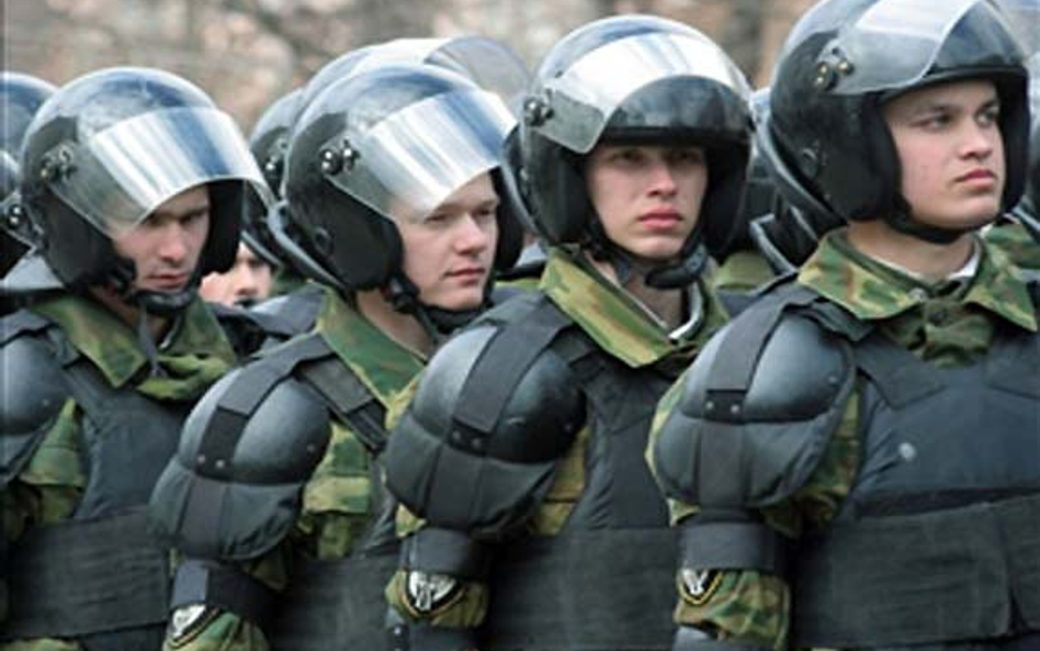 Rosyjska policja ćwiczyła rozpędzanie demonstracji