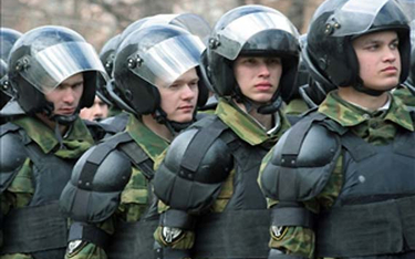 Rosyjska policja ćwiczyła rozpędzanie demonstracji