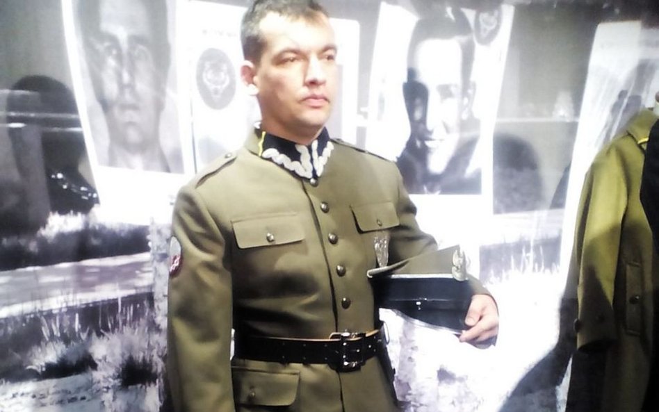 Prezentacja munduru "żołnierzy wyklętych"