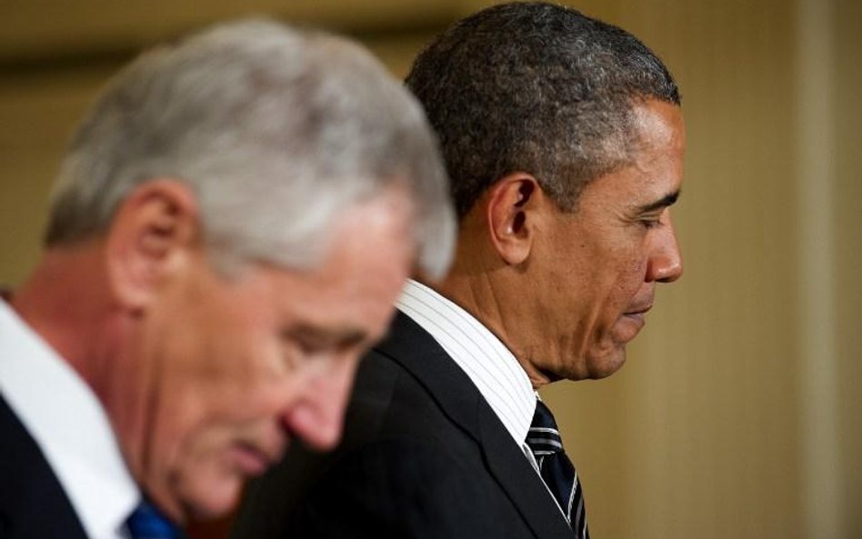 Chuck Hagel i Barack Obama