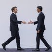 Emmanuel Macron i Rushi Sunak przed spotkaniem bilateralnym w czasie szczytu COP27 w listopadzie ub.