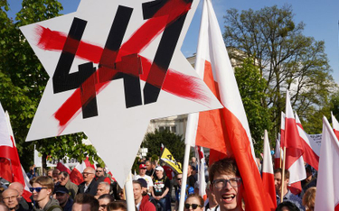 Marsz "Stop 447" w Warszawie.