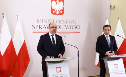 Grudzień 2018. Minister sprawiedliwości, prokurator generalny Zbigniew Ziobro oraz wiceminister spra