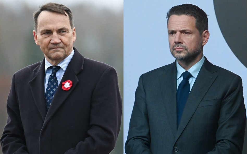 Radosław Sikorski i Rafał Trzaskowski