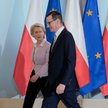 Przewodnicząca Komisji Europejskiej Ursula von der Leyen i premier Mateusz Morawiecki