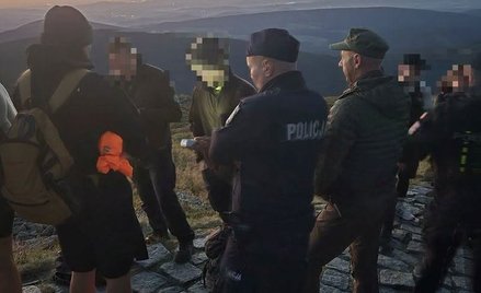 Nocna kontrola na Śnieżce. Policja z Polski i Słowacji ruszyła na szlak przed świtem