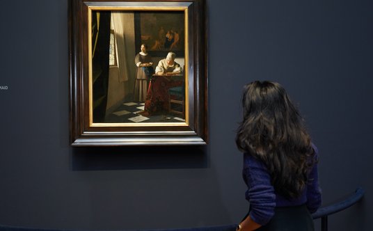 „Pisząca list” – obraz Vermeera z okresu 1670–1671.