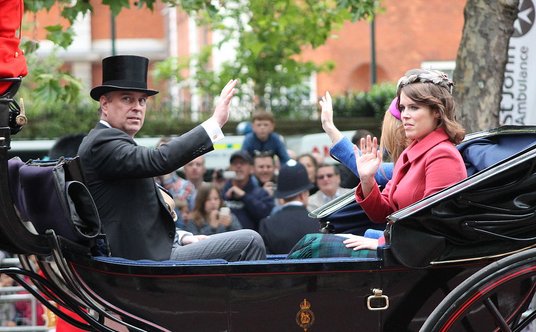 Książę Andrzej i jego córka, księżniczka Eugenia.