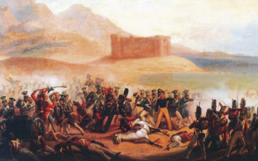 Bitwa pod Fuengirolą na obrazie Januarego Suchodolskiego.