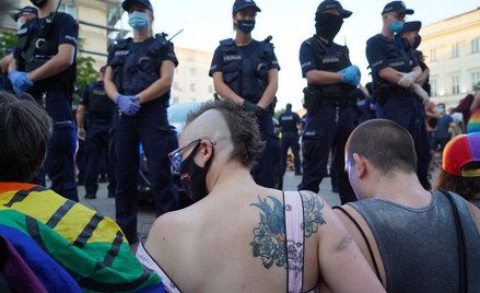 Protest przeciwko aresztowaniu „Margot”. W akcji policja