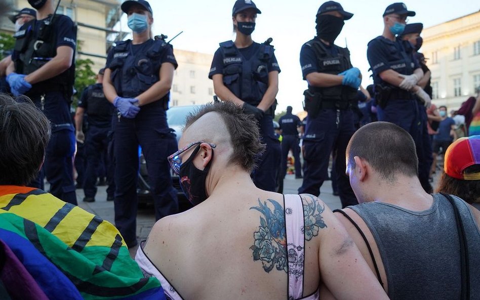 Protest przeciwko aresztowaniu „Margot”. W akcji policja