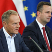 Przewodniczący PO Donald Tusk i prezes PSL Władysław Kosiniak-Kamysz