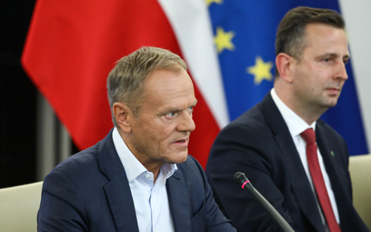 Przewodniczący PO Donald Tusk i prezes PSL Władysław Kosiniak-Kamysz