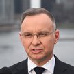 Prezydent RP Andrzej Duda podczas briefingu prasowego po spotkaniu w siedzibie Organizacji Narodów Z