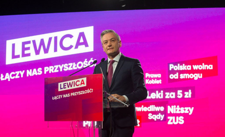 Biedroń: O życiu Polek decyduje prezes z kotem