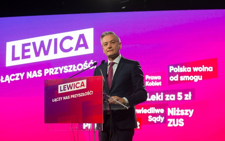 Biedroń: O życiu Polek decyduje prezes z kotem