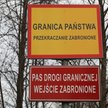Pas graniczny między Polską a Białorusią