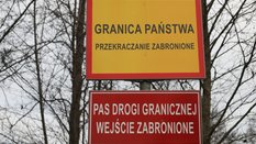 Pas graniczny między Polską a Białorusią