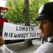 Demonstracje w Londynie jeszcze przed wyborami. 02.06.2010r.