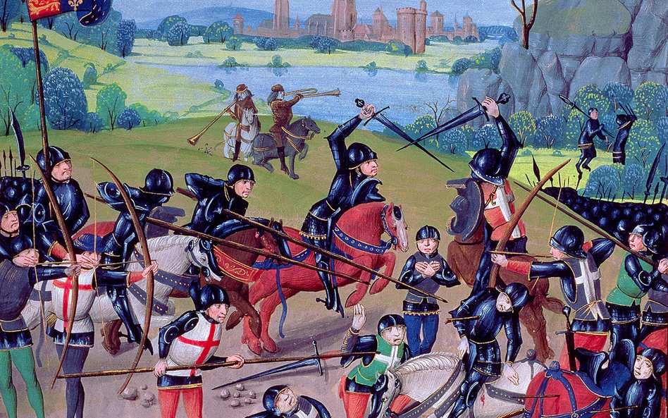 Bitwa pod Azincourt (25 października 1415 r.) była największą w historii klęską francuskiego rycerst