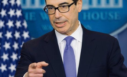 Steven Mnuchin sekretarz skarbu USA Pracował w Goldman Sachs w latach 1985–2002 i doszedł tam do wys