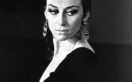 Maja Plisiecka jako Carmen w balecie Rodiona Szczedrina, 1974