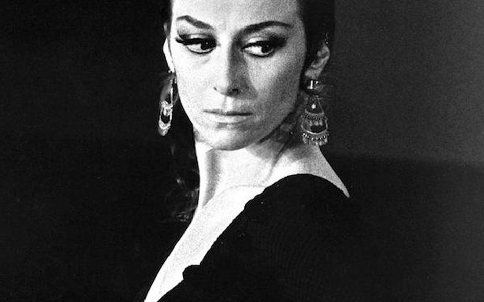 Maja Plisiecka jako Carmen w balecie Rodiona Szczedrina, 1974