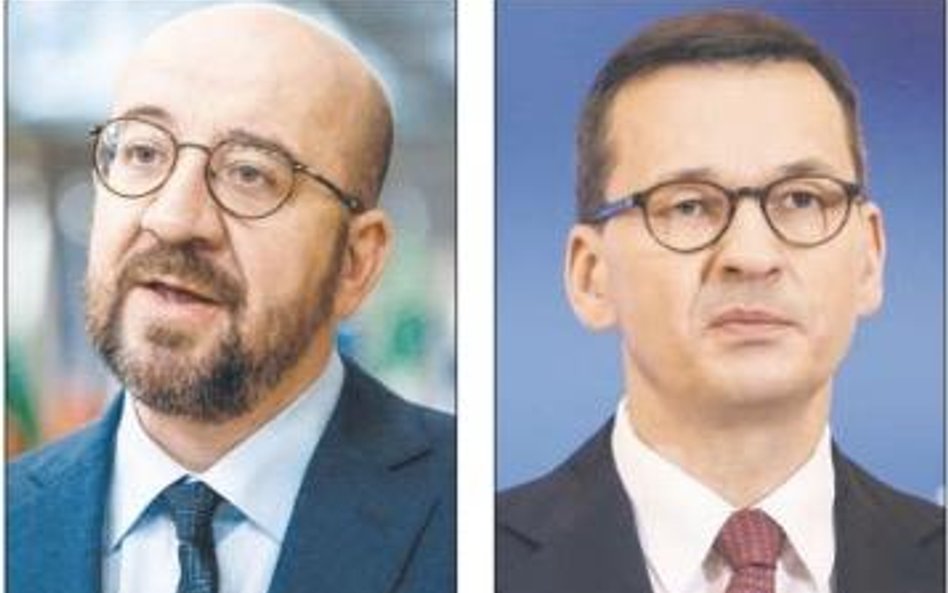 Czy Charles Michel, szef Rady Europejskiej, wypracuje kompromis z premierem Mateuszem Morawieckim?